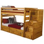 wooden bunk beds with stairs and drawers great bunk bed with stairs and drawers with solid oak SGYMPRB
