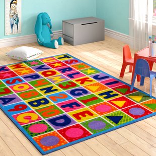 Fornax Numbers and Letters Kids Area Rug