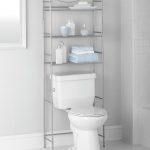 Mainstays 3-Shelf Bathroom Space Saver with Liner, Satin Nickel Finish