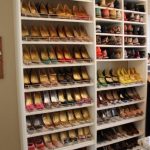 Different shelf heights for different kinds of shoes | Closet
