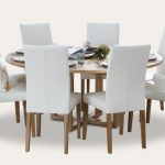 Kennedy round dining suite with Metz chairs - Focus on Furniture