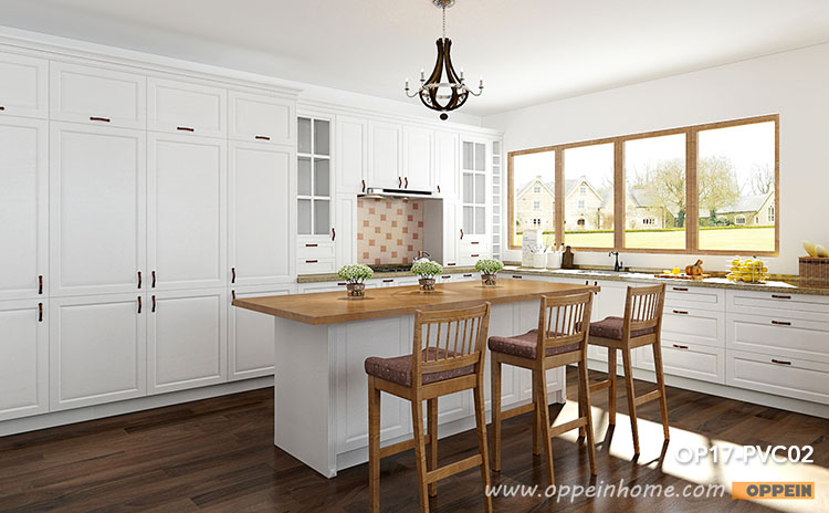 Transitional Kitchen Design, L Shaped Kitchen with Island