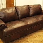 Ashley Brown Leather Sofa u2013 Pittsburgh Furniture Outlet