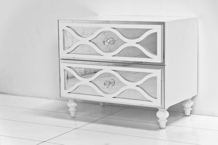 www.roomservicestore.com - Santorini Mirrored Side Table