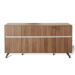 Shop Walnut Professional Storage Office Credenza - Free Shipping