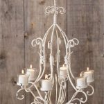 Shabby Chic Chandelier Votive Holder | Shabby Chic Farmhouse Style