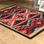 Southwest Rugs: 5 x 8 Rustic Cross Black Southwestern Rug|Lone Star