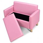 Amazon.com: Costzon Kids Sofa, Upholstered Armrest, Sturdy Wood