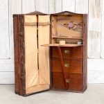 VINTAGE UPRIGHT WARDROBE TRUNK - BD Antiques