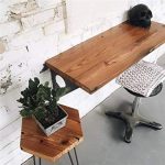 Amazon.com: Industrial Rustic Wall-mounted Table, Dining Table Desk