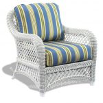 White Wicker Chair - Lanai | Wicker Paradise