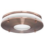 Decorative Hammered Copper Bath Exhaust Fan Retrofit Kit, Vent .