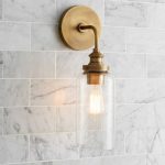 PB Essential Tube Sconce | Bathroom Light Fixtures | Pottery Ba