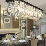 Rectangular Crystal Chandelier - Dining Room Crystal Chandeliers .