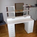 An affordable IKEA dressing table (makeup vanity) - IKEA Hackers .