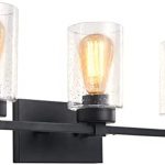 Amazon.com: Bathroom Sconces Wall Mount Light Lamp with Clear .