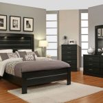 Modwell Black Modern Bedroom Furnitu