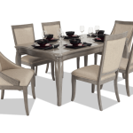 Gatsby 7 Piece Dining Set With Side Chairs & Swoop Chairs | Bob's .