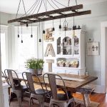 10 DIY Rustic-Industrial Light Fixtures | Rustic dining room .