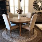 Galvanized Windmill Mirror | Farmhouse dining room rug, Round .