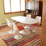 Kate's bright and cheery new dining room rug