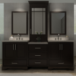 Ariel M085D-ESP Stafford 84" Double Sink Bathroom Vanity Set .