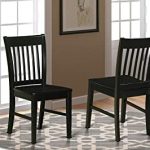 Amazon.com: East West Furniture Norfolk kitchen chairs - Wooden .