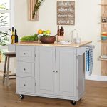 Kitchen Islands on Wheels Drop Leaf Utility Ca