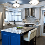 Flush Mount Fluorescent Kitchen Lighting Design Ide