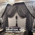 Luxury black and silver curtain design for living room | Curtain .