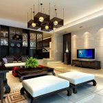 Modern Living Room Lighting Japanese Style - HomesCorner.C