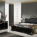 Stylish Design Furniture - Judy - Italian Classic Black Bedroom .