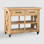 Keaton Pinewood Rolling Kitchen Isla