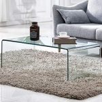 Amazon.com: Premium Tempered Glass Coffee Table,Clear Coffee Table .