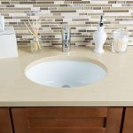 Shop Hahn Ceramic White Medium Oval Bowl Undermount Bathroom Sink .