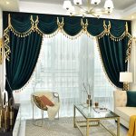 Amazon.com: Queen's House Tassel Valance Curtains Velvet Waterfall .