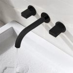 Delaware Contemporary Double Handle Wall Mount Bathroom Sink .