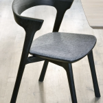 Bok Dining Chair - Black Oak with Grey | Dining chairs, Painted .