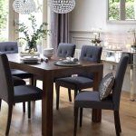 Home Dining Inspiration Ideas Room Dark Wood Table Grey .