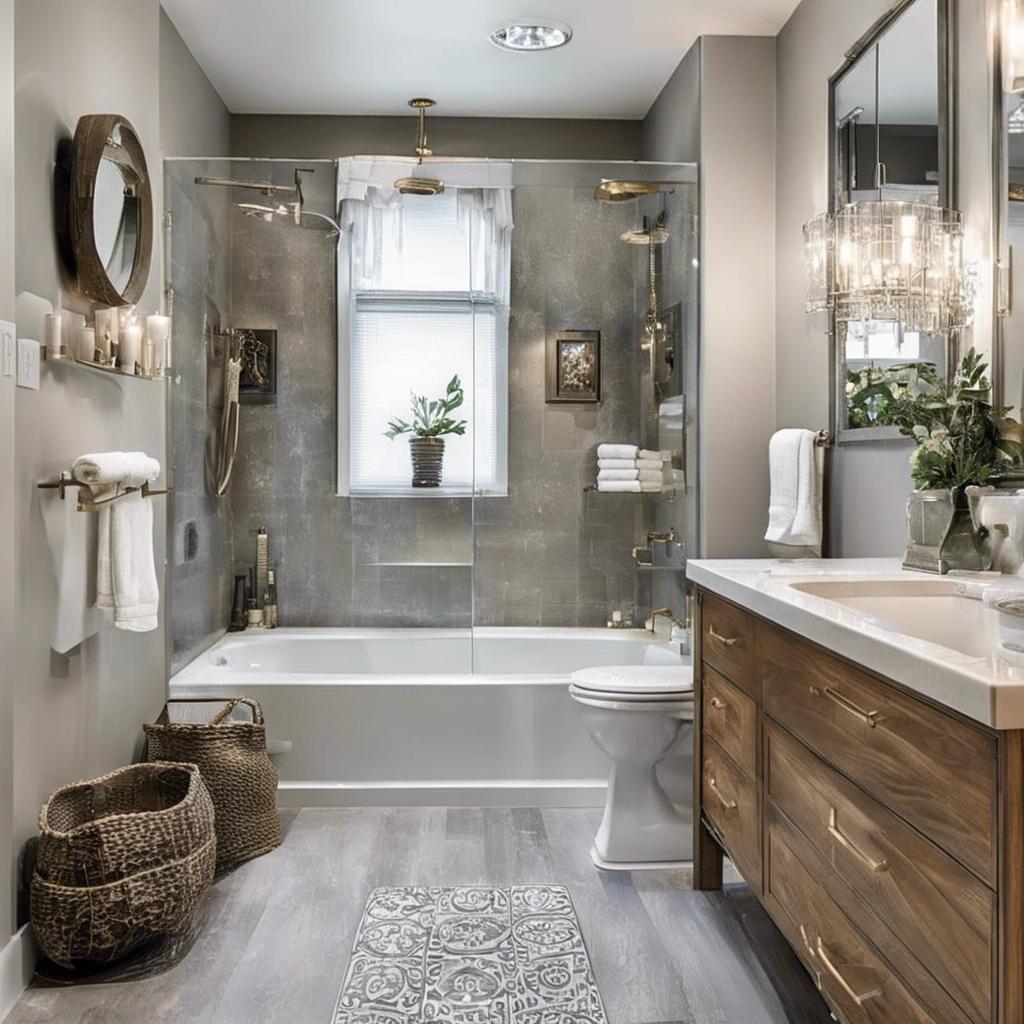 Luxurious⁢ small bathroom design on a budget: making the most of​ limited space