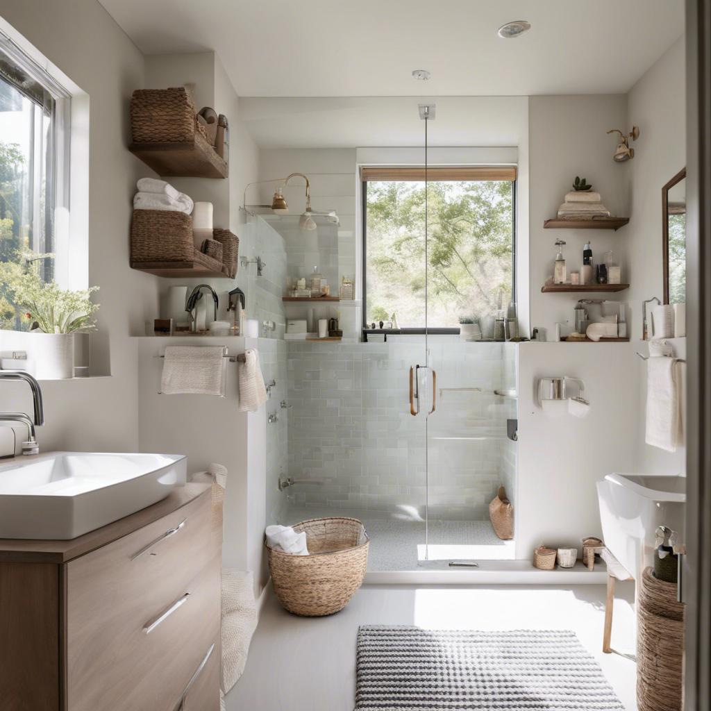 Maintaining a clutter-free ⁢space⁤ in a small bathroom: Maximizing the ⁤impact of natural light