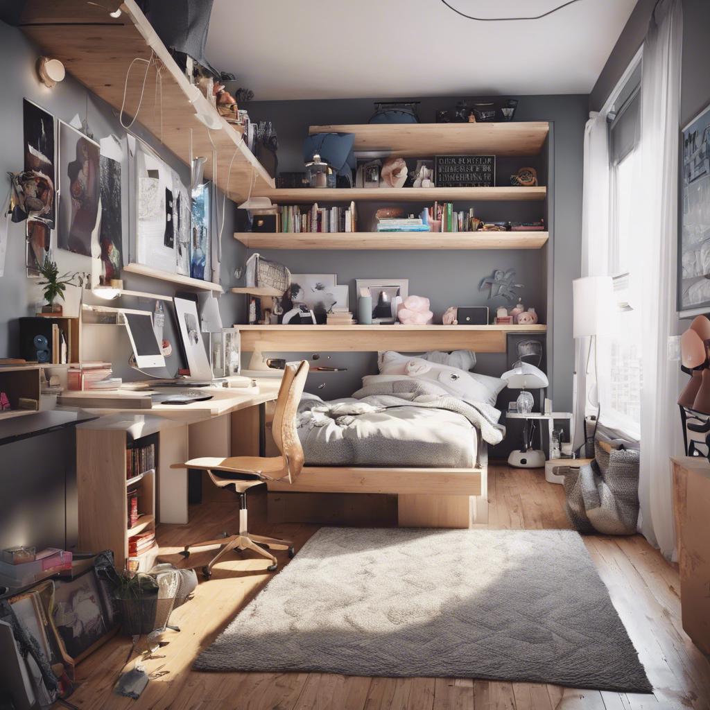 Maximizing Space in a Teenage Bedroom