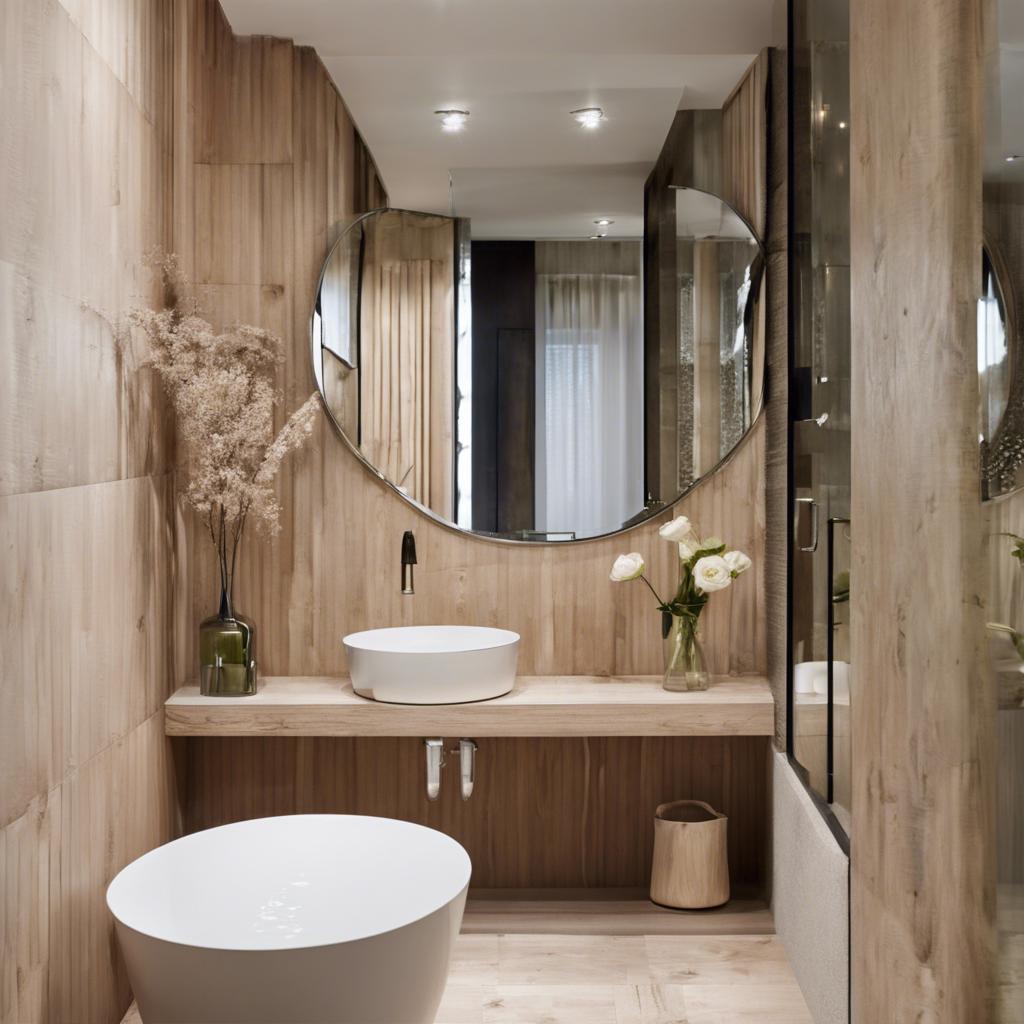 Natural⁣ Light⁣ and Mirrors⁣ in Small​ Bathroom Design