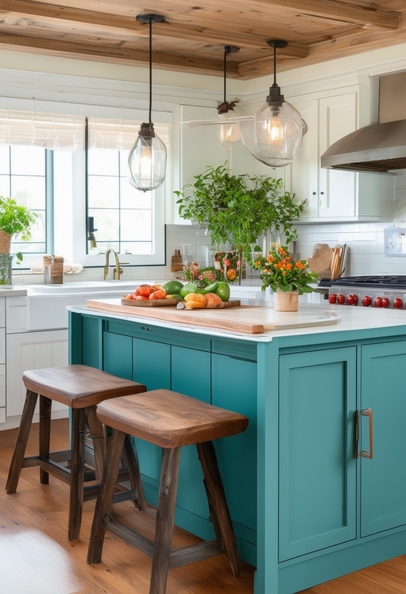 Island Oasis: Small Kitchen Design Solutions