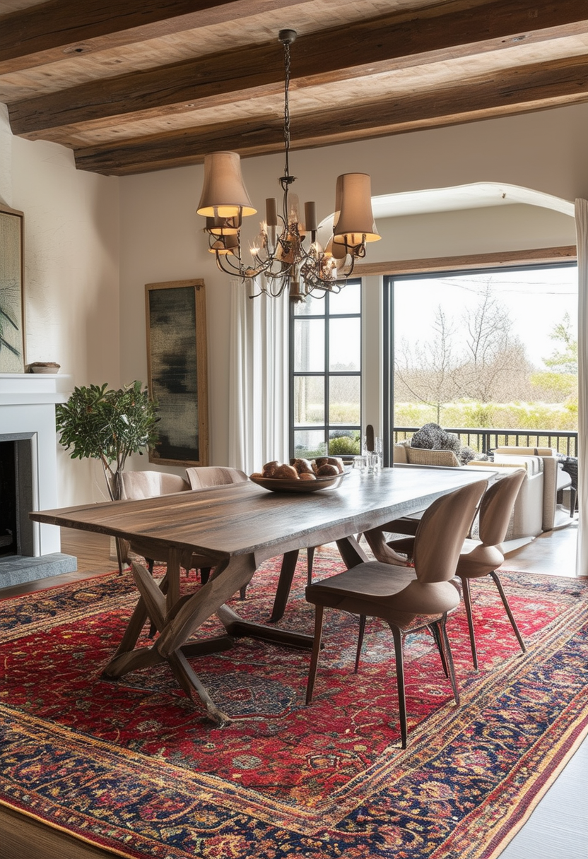 Dining Room Area Rugs: Finding the Right Balance of Style and Function