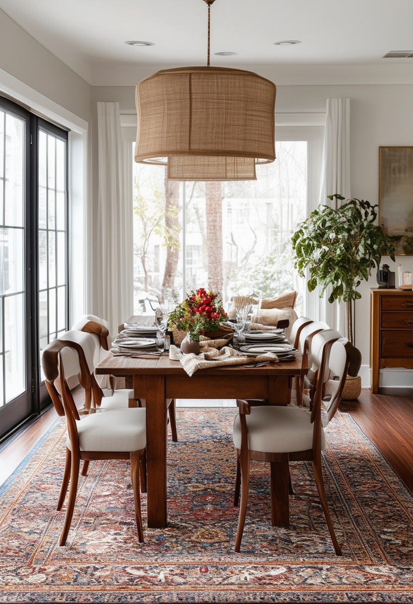 Dining Room Area Rugs: Tips for Creating a Polished Look