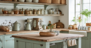 Farmhouse Kitchen Design: Balancing Rustic Aesthetics with Practical Functionality”