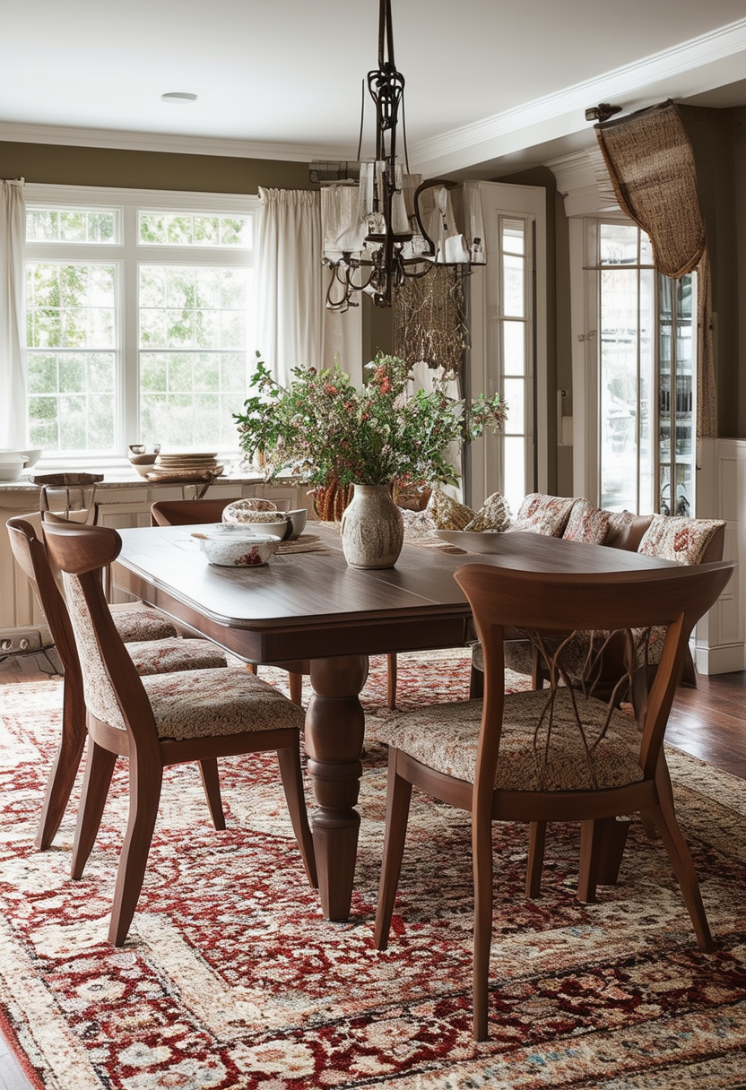 How to Make a Statement with Your Dining Room Area Rug