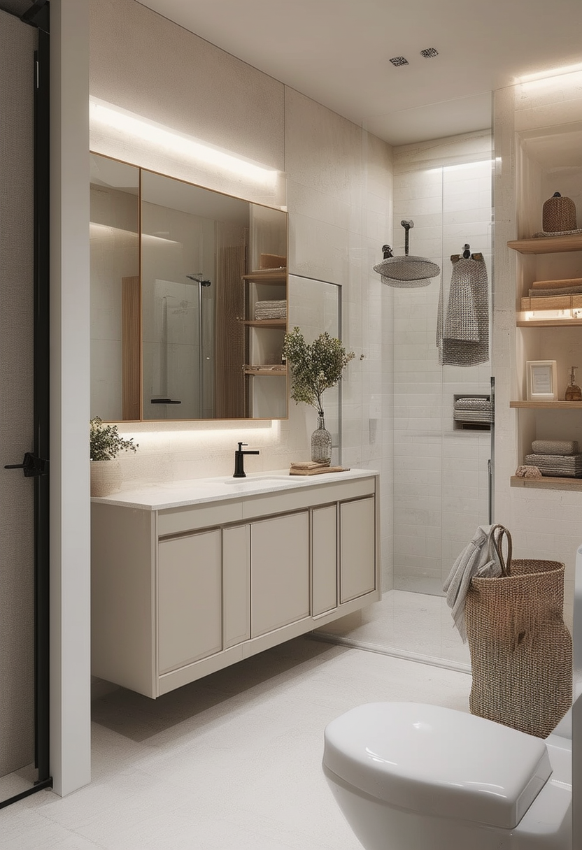 Small Bathroom Design: Clever Solutions for Enhancing Space and Style