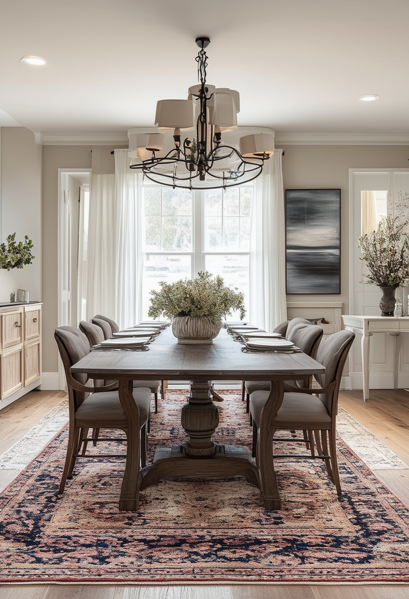 The Art of Layering: Rugs in the Dining Room